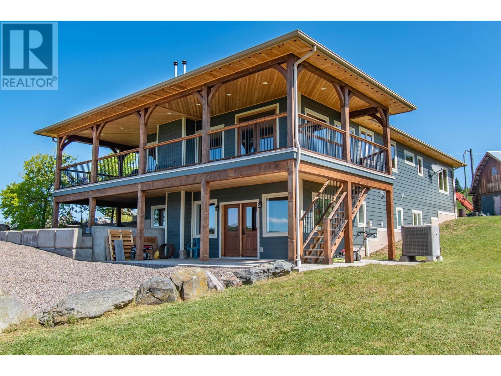 6536 Boundary Road, Telkwa, BC - Outdoor With Deck Patio Veranda