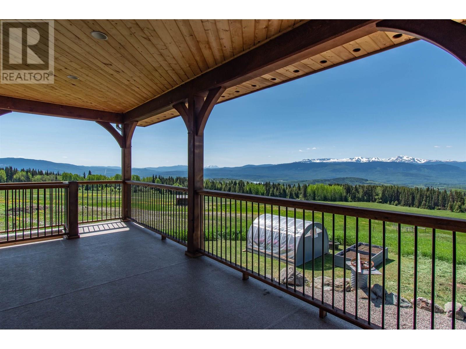 6536 Boundary Road, Telkwa, BC - Outdoor With Deck Patio Veranda With View With Exterior