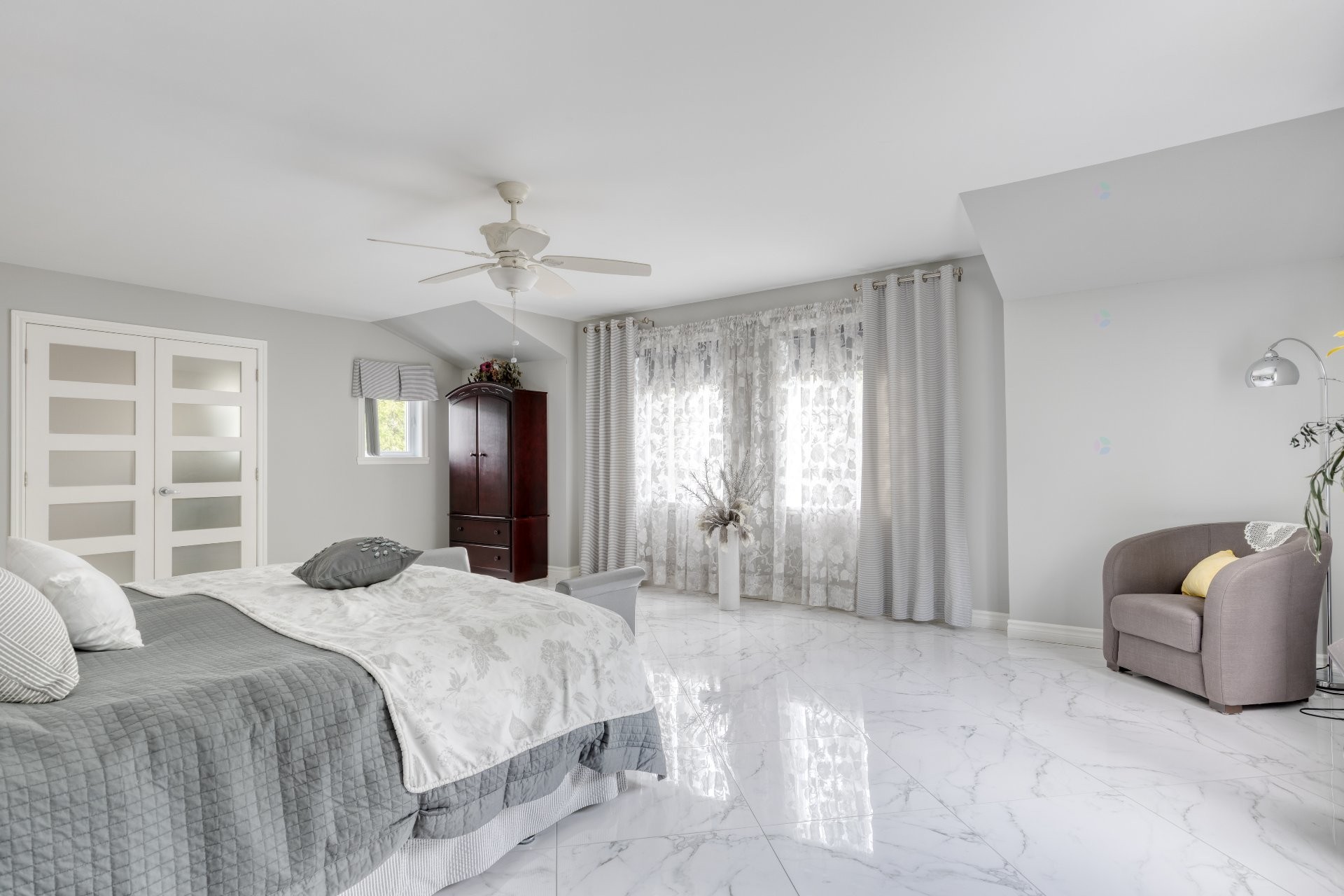 Chambre à coucher principale - 471 Ch. Des Pins, Saint-Zénon, QC - Indoor Photo Showing Bedroom