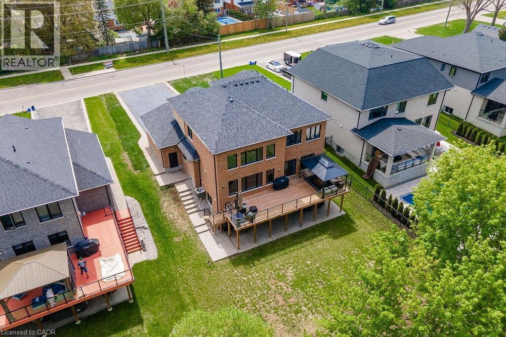 Aerial perspective of suburban area - 346 Lexington Road, Waterloo, ON - Outdoor With Deck Patio Veranda