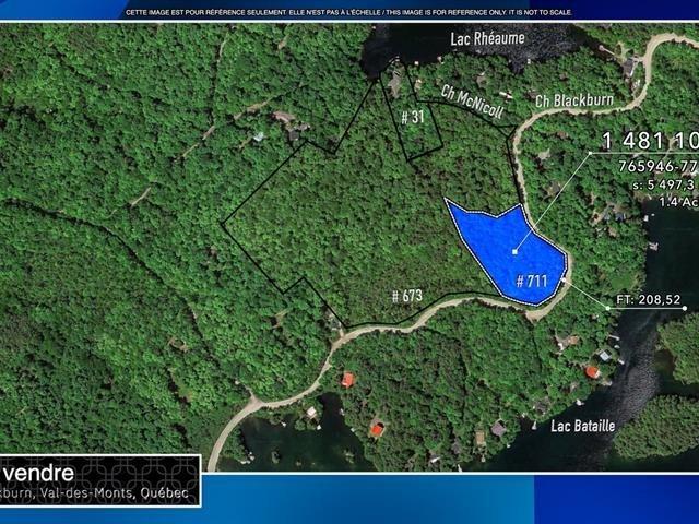 Plan (croquis) - 711 Ch. Blackburn, Val-Des-Monts, QC