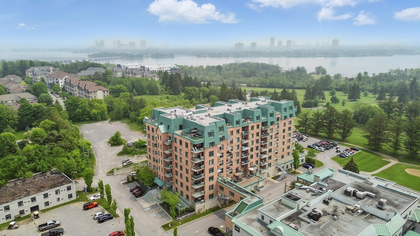 Photo aérienne - 709-1180 Ch. D'Aylmer, Gatineau (Aylmer), QC - Outdoor With View