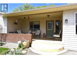 Covered front patio -