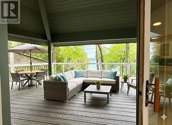 Virtually staged room. -