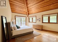 Virtually staged room. -