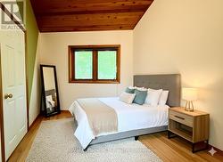 Virtually staged room. -