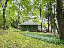 Outside offers privacy and flat play areas. -