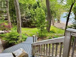 Which features natural landscaping. -