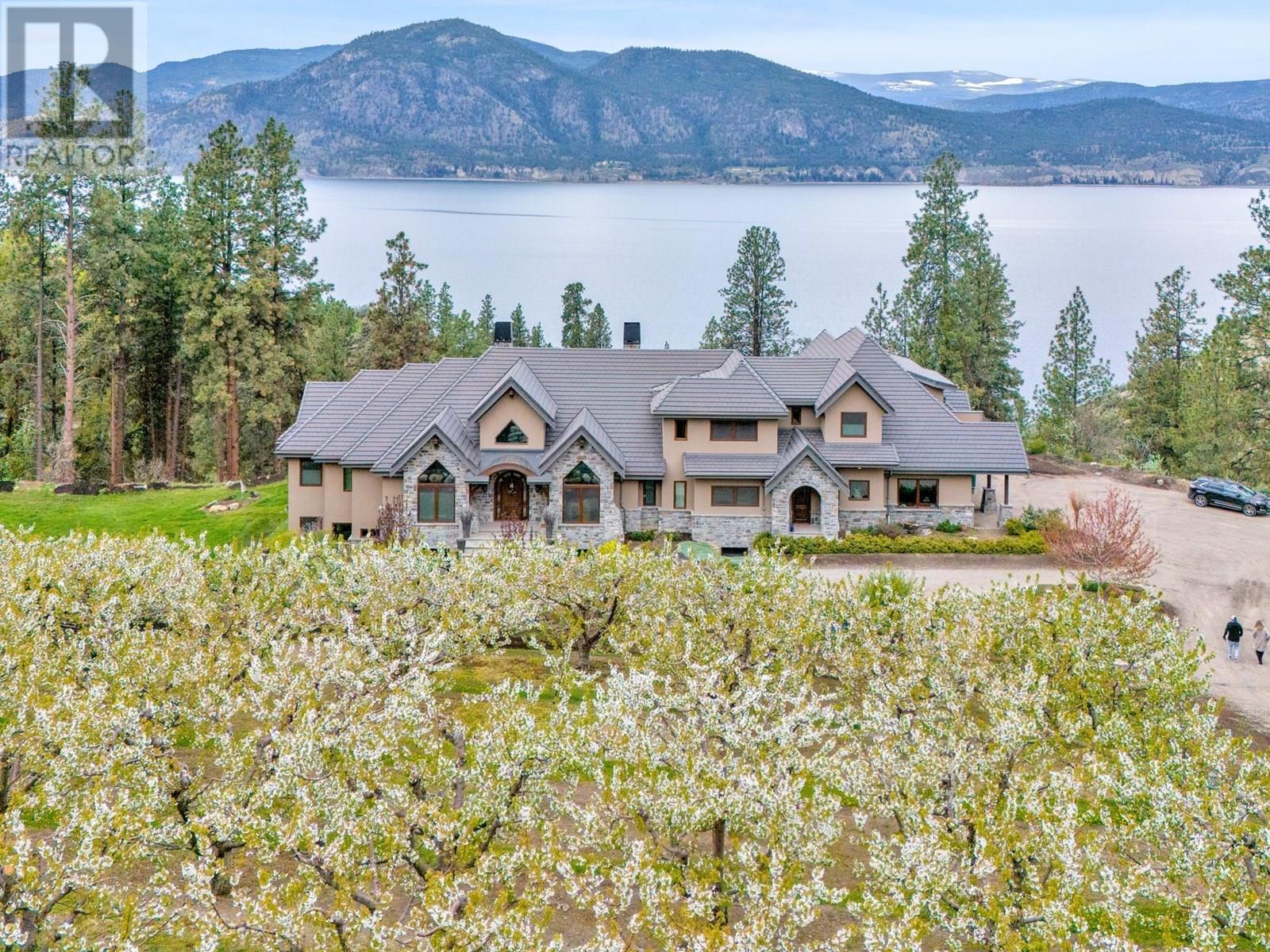 2119 Naramata Road, Naramata, BC - Outdoor With Body Of Water With Deck Patio Veranda With Facade