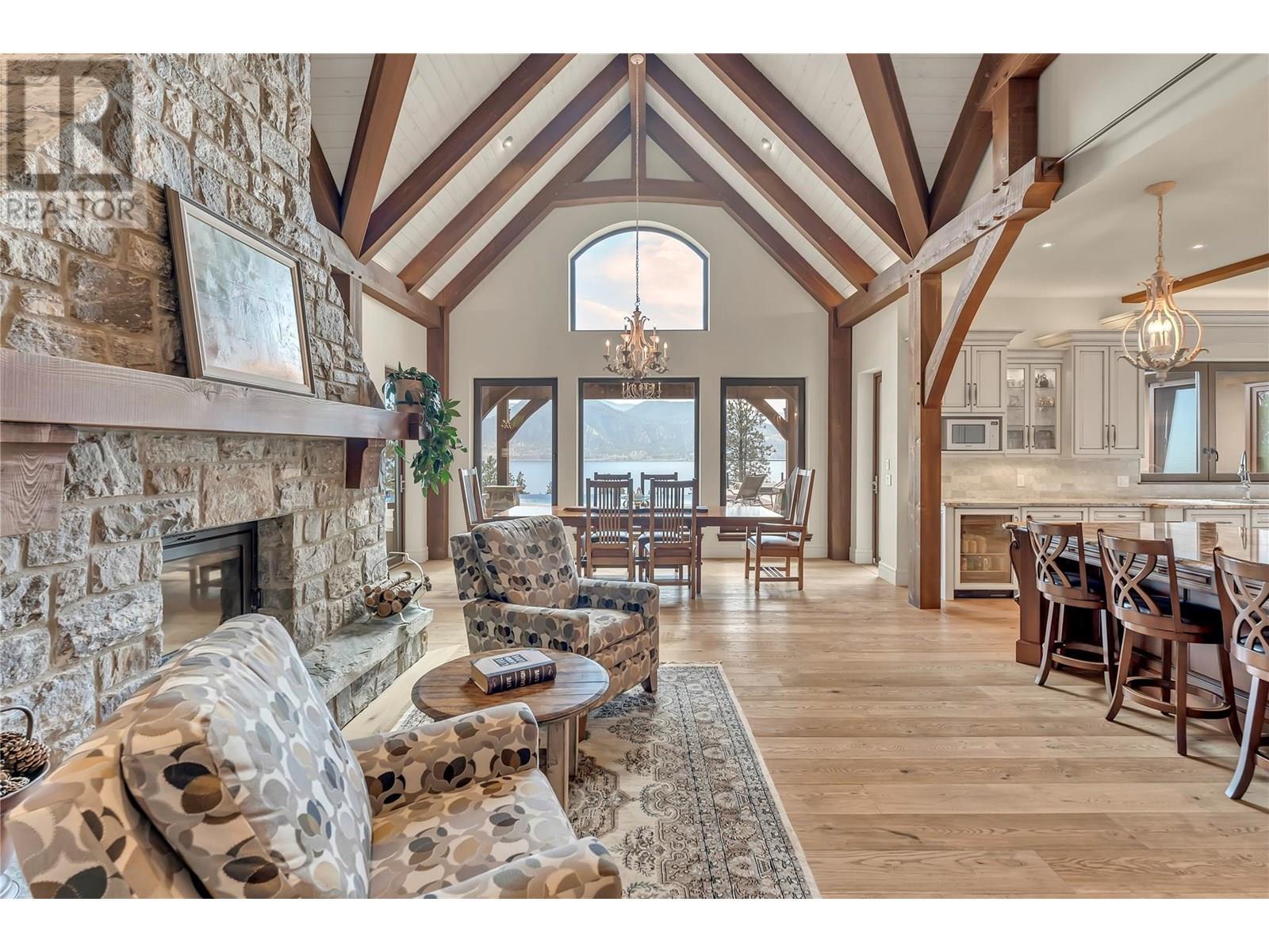 2119 Naramata Road, Naramata, BC - Indoor With Fireplace