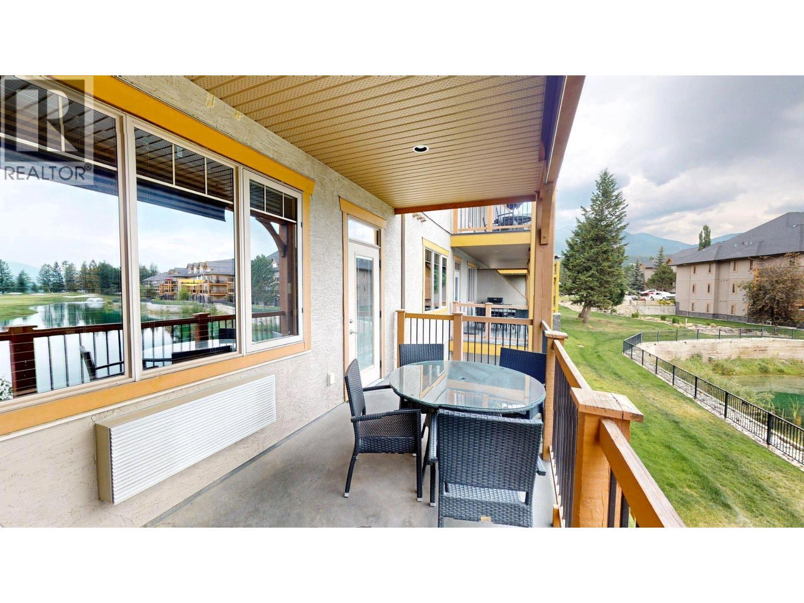 800 Bighorn Boulevard Unit# 825 E, Radium Hot Springs, BC - Outdoor With Deck Patio Veranda With Exterior