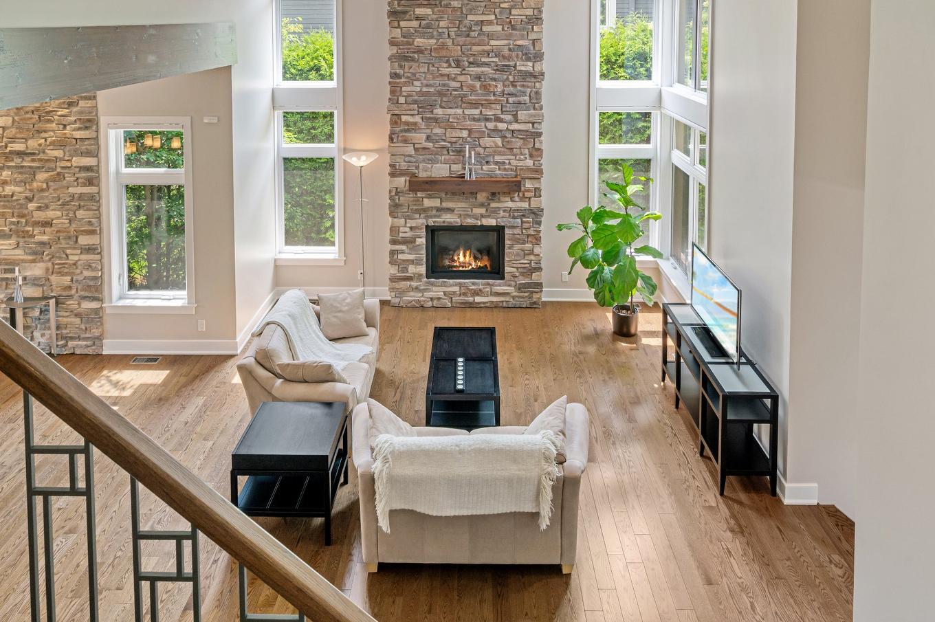 Overall view - 723 Rue Des Passerins, Mont-Saint-Hilaire, QC - Indoor Photo Showing Other Room With Fireplace