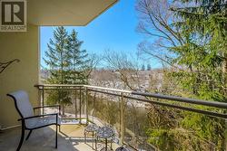River and town view from the private balcony -