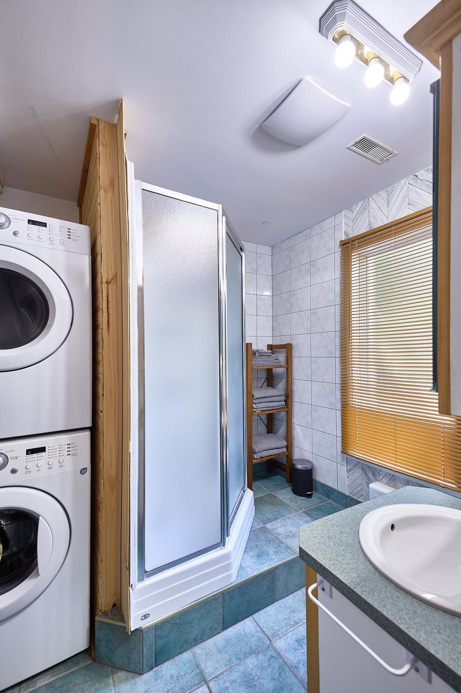 Salle de bains - 734 Ch. Du Lac-Sylvère, Saint-Donat, QC - Indoor Photo Showing Laundry Room