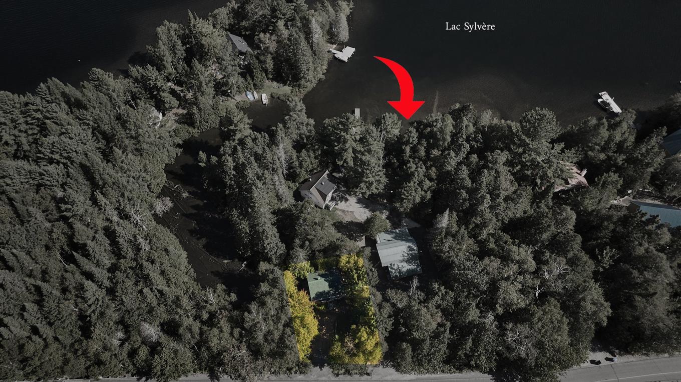 Photo aérienne - 734 Ch. Du Lac-Sylvère, Saint-Donat, QC - With View
