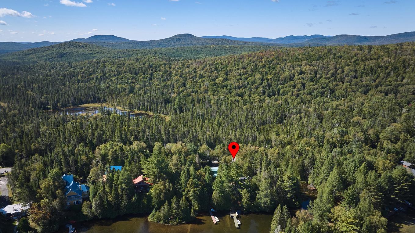 Photo aérienne - 734 Ch. Du Lac-Sylvère, Saint-Donat, QC - Outdoor With View