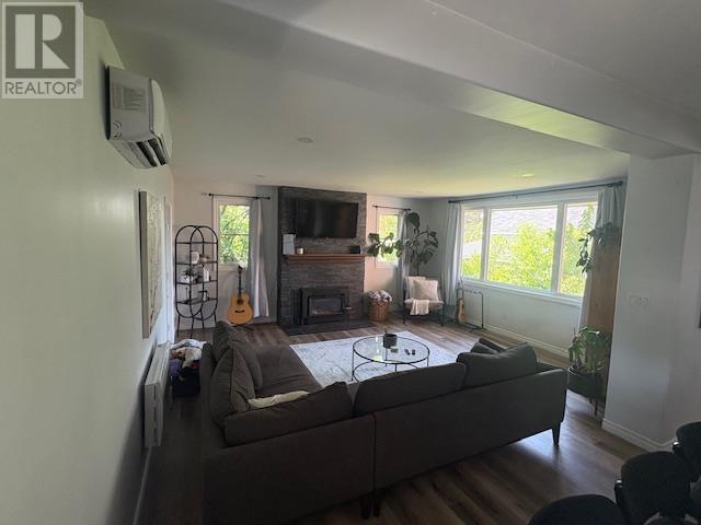 20 Queen St S, Chapleau, ON - Indoor Photo Showing Living Room With Fireplace