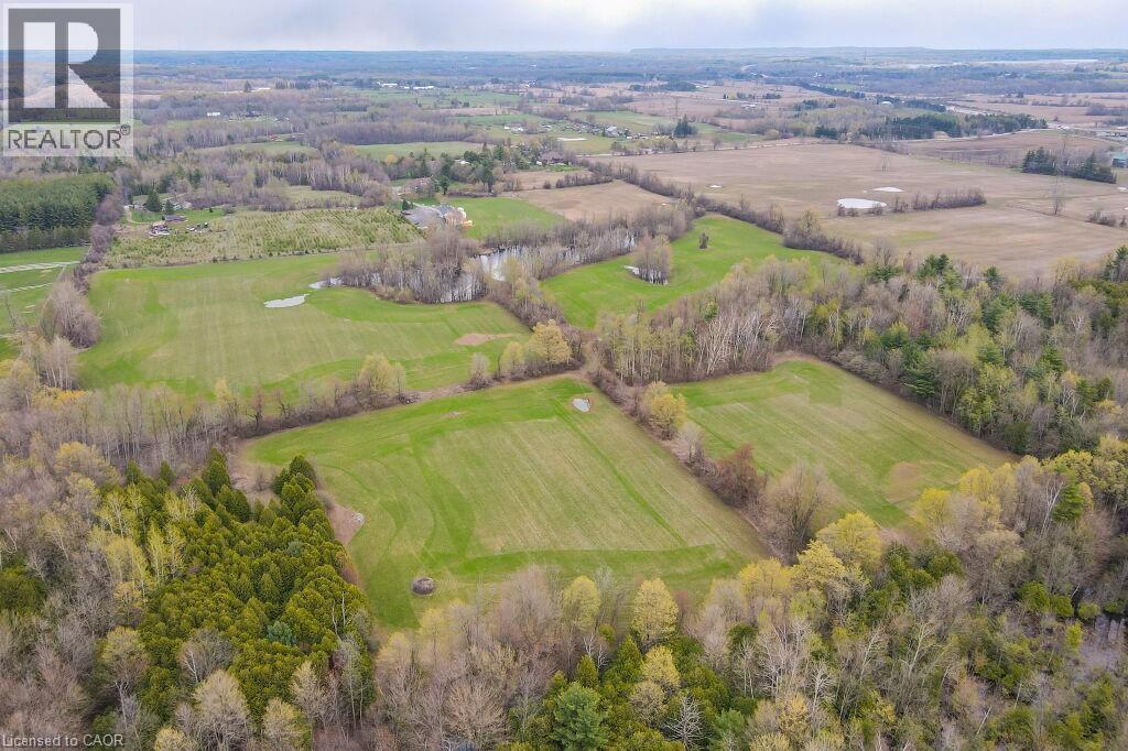 Aerial overview of property's location - 4290 Victoria Road S, Puslinch, ON - Outdoor With View