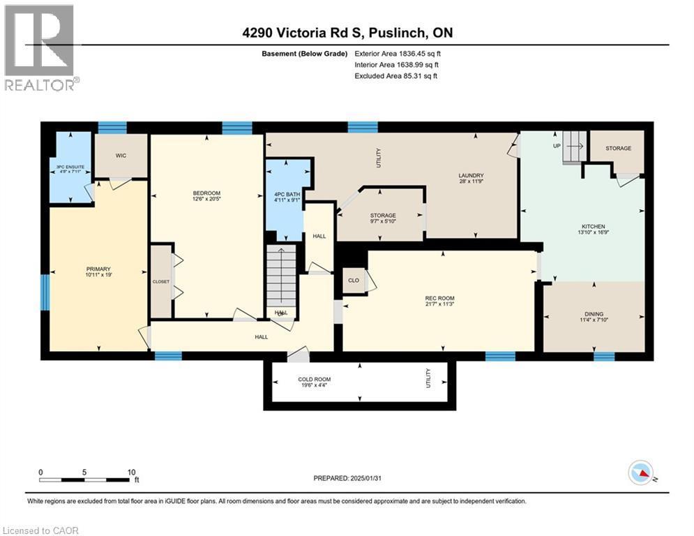 View of floor plan / room layout - 4290 Victoria Road S, Puslinch, ON - Other