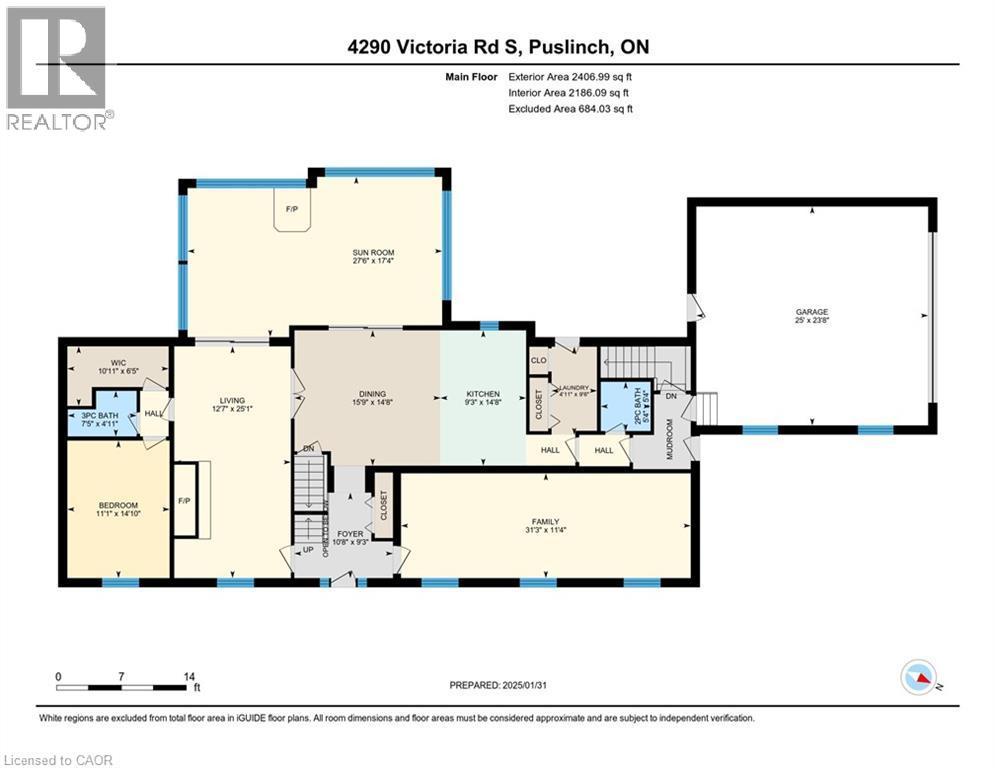 View of floor plan / room layout - 4290 Victoria Road S, Puslinch, ON