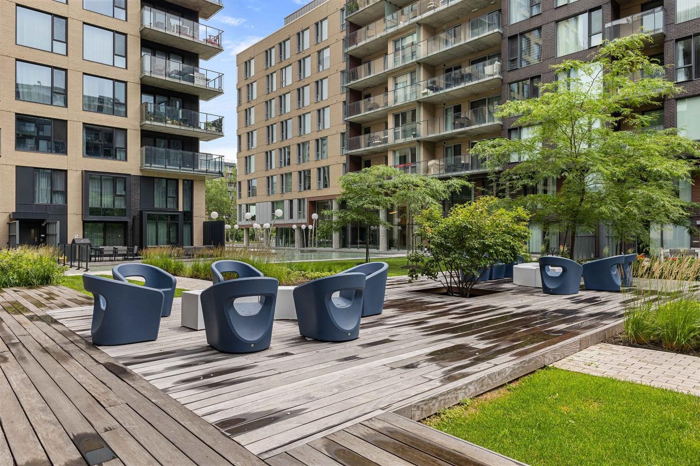 Jardin - 308-1500 Rue Des Bassins, Montréal (Le Sud-Ouest), QC - Outdoor With Balcony