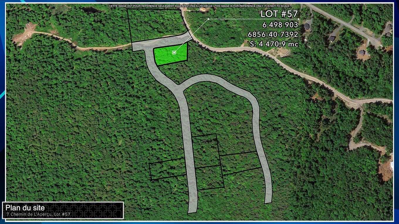 Plan (croquis) - 7 Ch. De L'Aperçu, Val-Des-Monts, QC