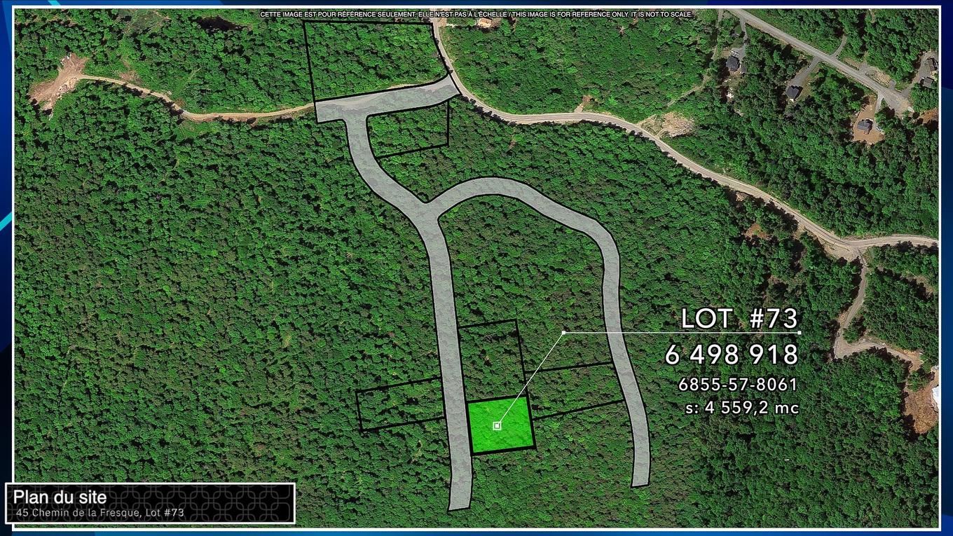 Plan (croquis) - 45 Ch. De La Fresque, Val-Des-Monts, QC