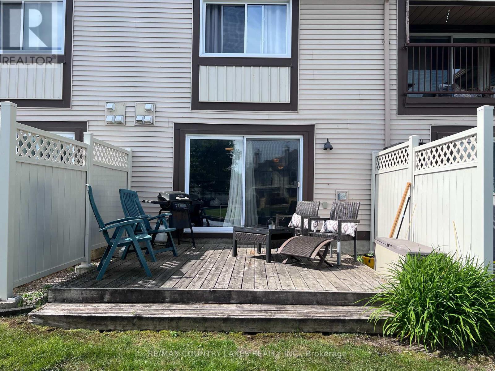 Private Patio - 4 - 11 Laguna Parkway, Ramara, ON - Outdoor With Deck Patio Veranda With Exterior