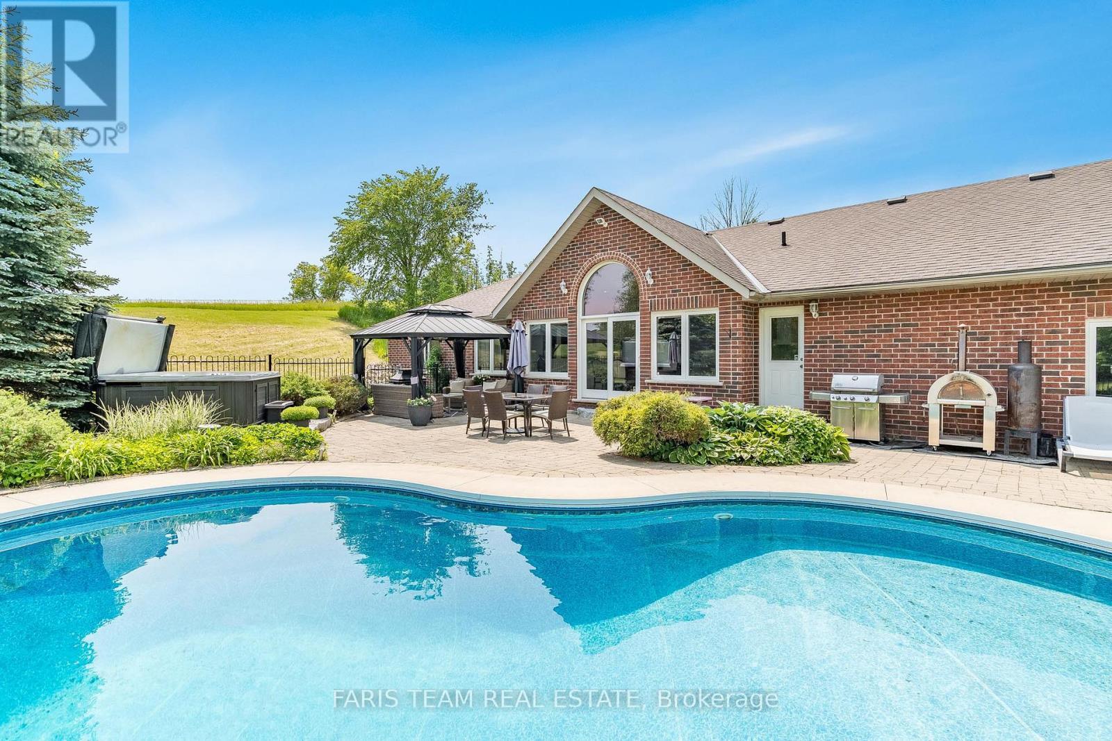 9229 25 Sideroad Adjala, Adjala-Tosorontio, ON - Outdoor With In Ground Pool With Backyard