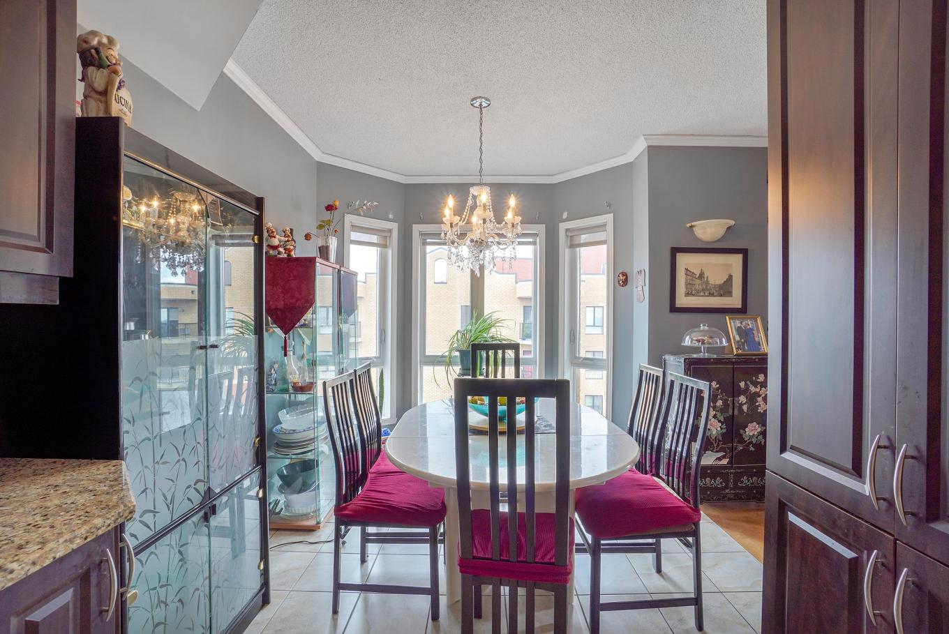 Dining room - 1609-3330 Boul. Le Carrefour, Laval (Chomedey), QC - Indoor Photo Showing Dining Room