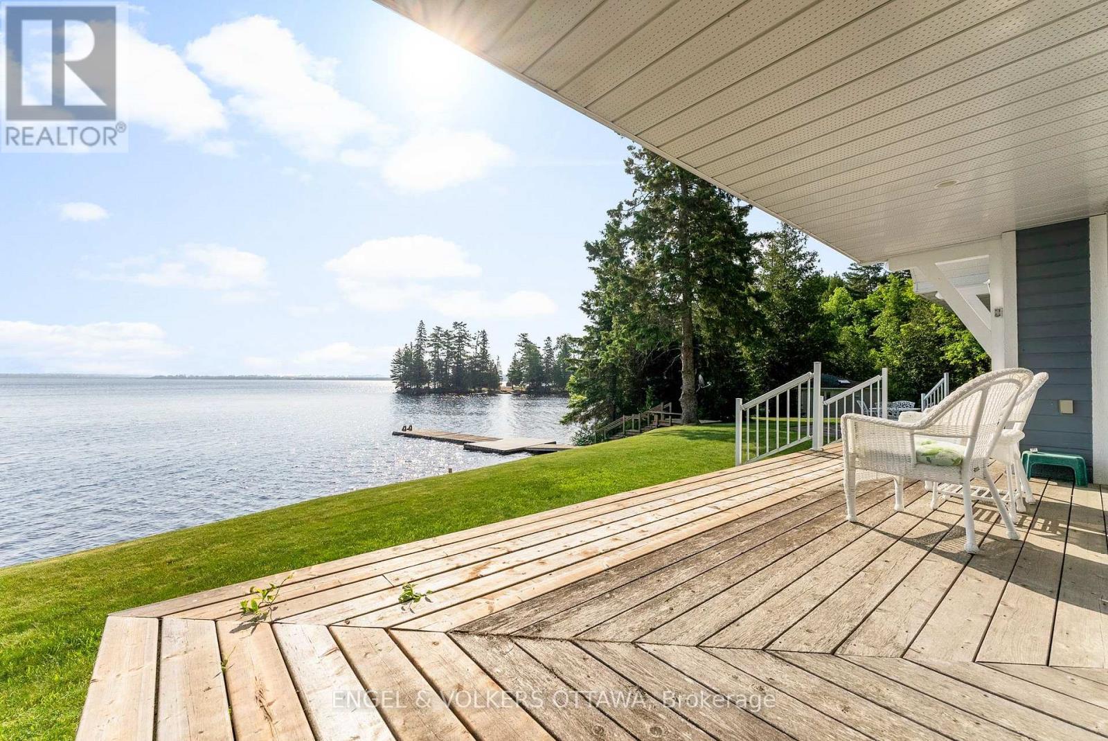 541 Morglan Lane, Greater Madawaska, ON - Outdoor With Body Of Water With Deck Patio Veranda