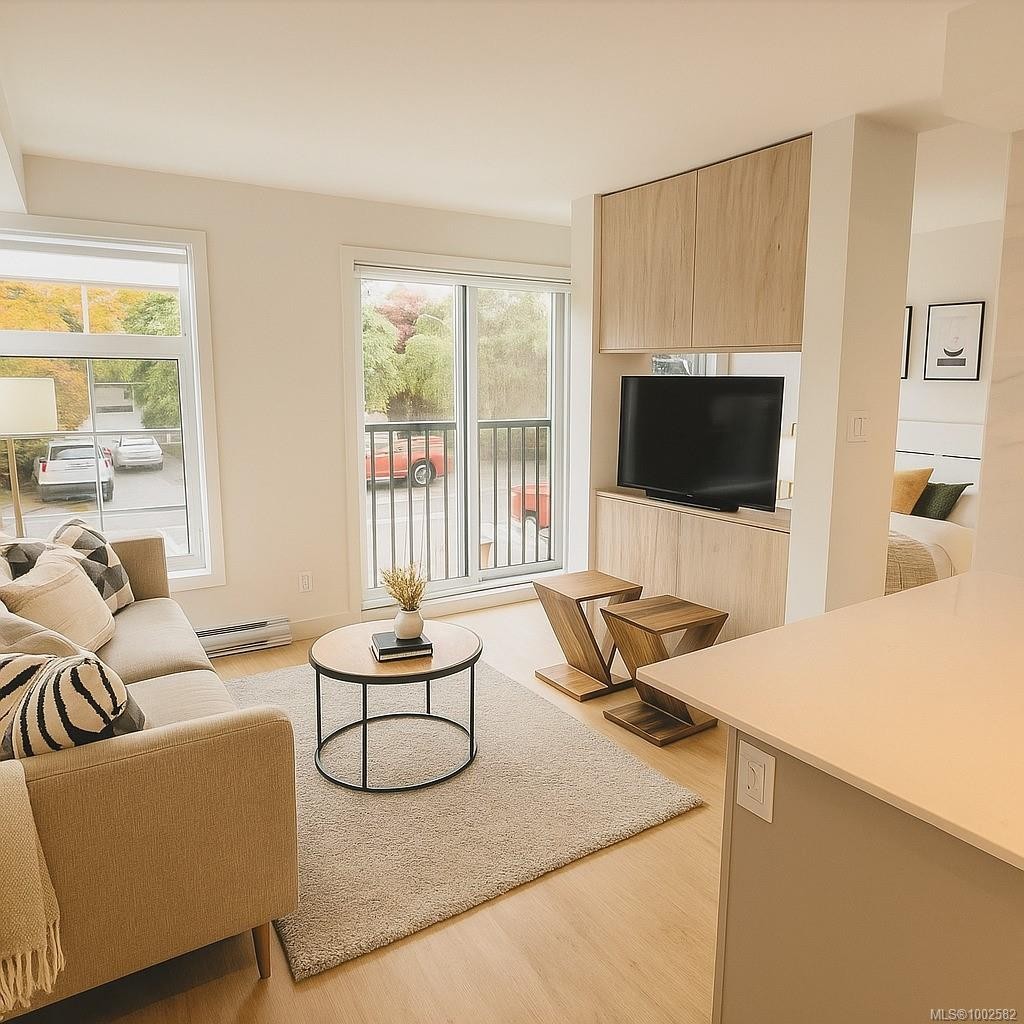 3-203-4201 Tyndall Ave, Saanich, BC - Indoor Photo Showing Living Room