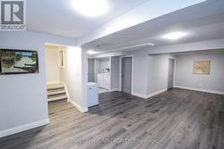 Access to basement. -