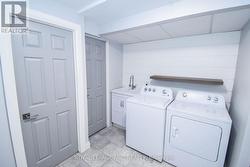 Another laundry area downstairs -