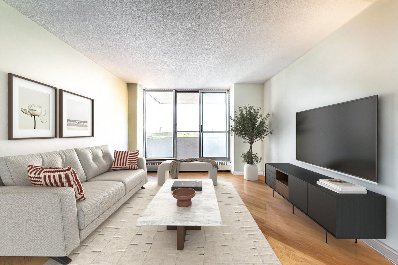 Living room - 714-3535 Av. Papineau, Montréal (Le Plateau-Mont-Royal), QC - Indoor Photo Showing Living Room