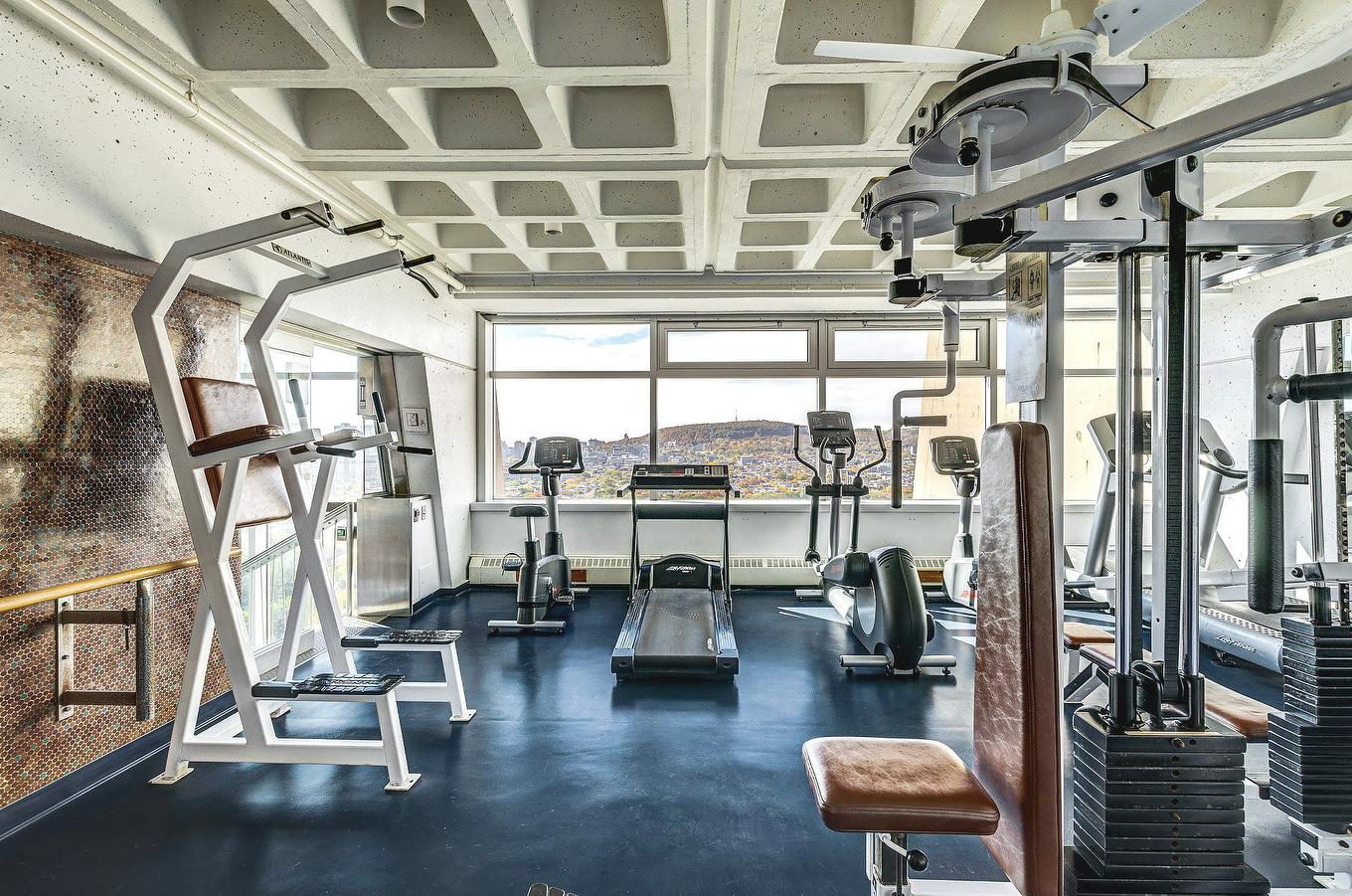 Exercise room - 714-3535 Av. Papineau, Montréal (Le Plateau-Mont-Royal), QC - Indoor Photo Showing Gym Room