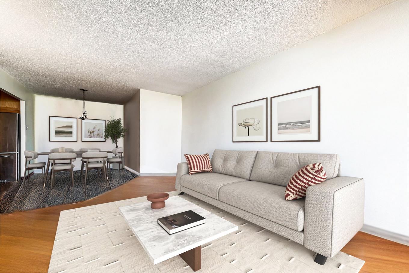 Living room - 714-3535 Av. Papineau, Montréal (Le Plateau-Mont-Royal), QC - Indoor Photo Showing Living Room