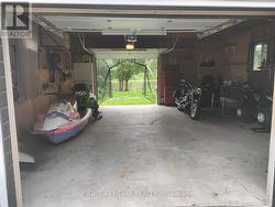 Front view of flow through garage -