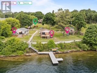 3 Individual Hot tubs and one sauna - 1,2,3,4,5 - 809-811 Hilmor Terrace S, Elizabethtown-Kitley, ON - Outdoor With Body Of Water With View