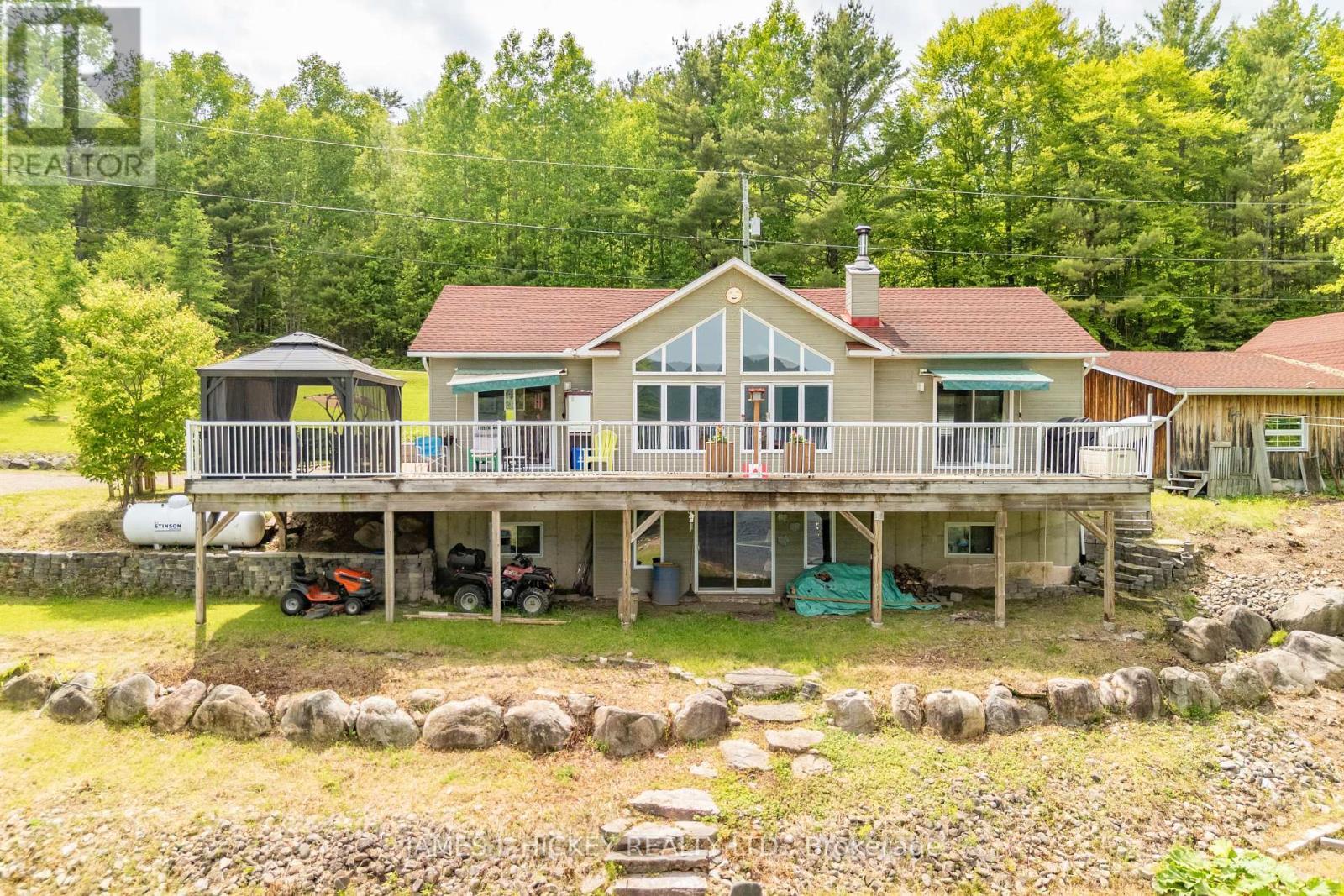 196 Loon Valley Lane, Head, Clara And Maria, ON - Outdoor With Deck Patio Veranda