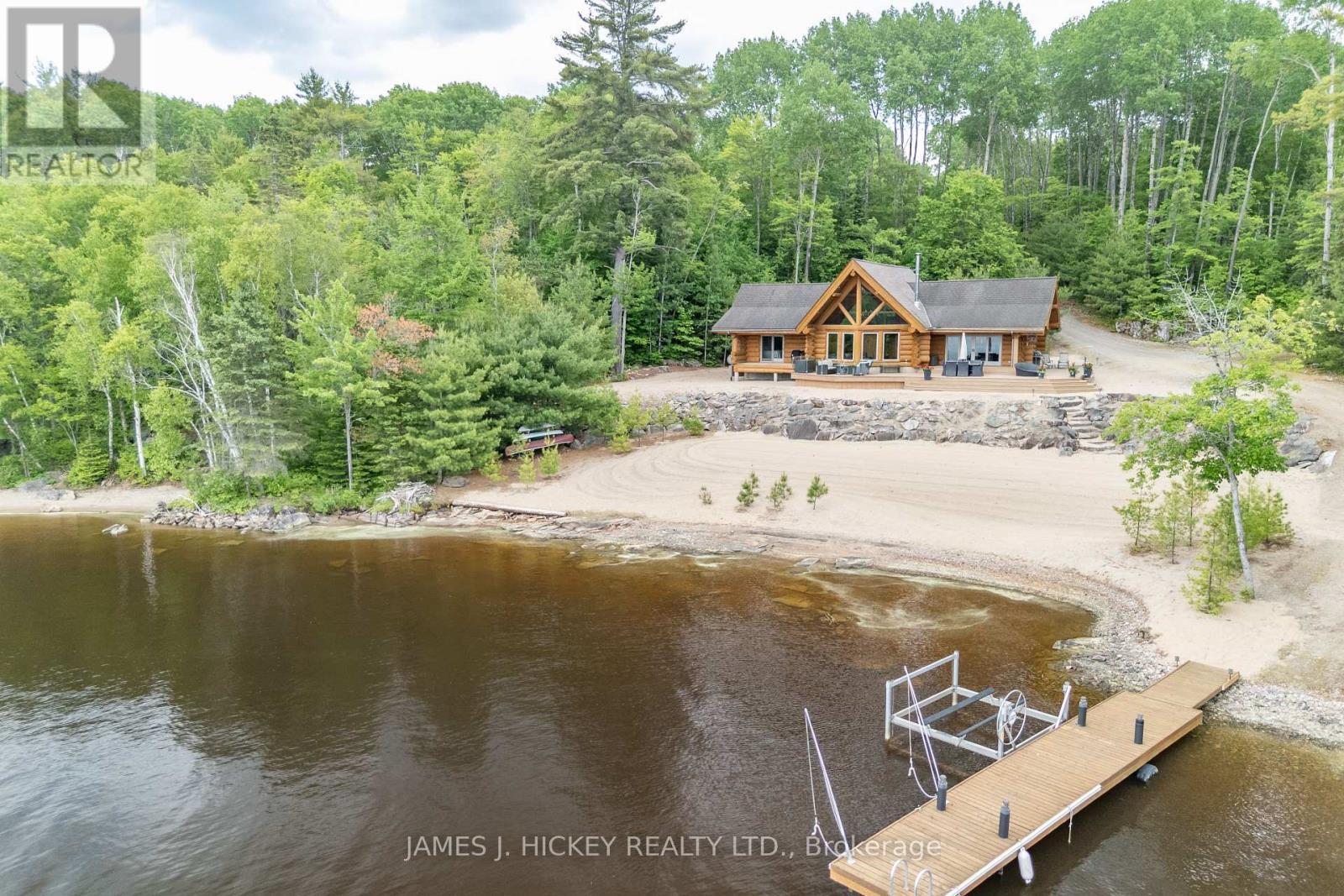 276 Colton Creek Road, Head, Clara And Maria, ON - Outdoor With Body Of Water