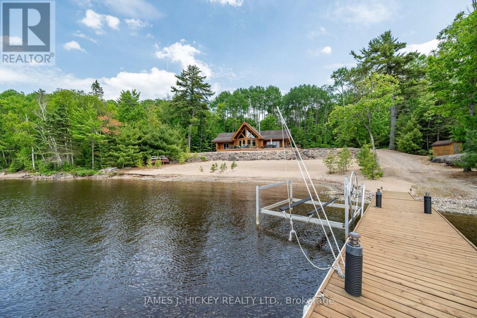 276 Colton Creek Road, Head, Clara And Maria, ON - Outdoor With Body Of Water