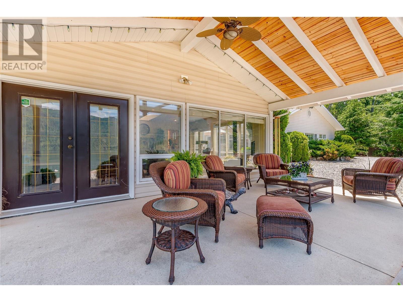 9178 Clancy Frontage Road, Mara, BC - Outdoor With Deck Patio Veranda With Exterior