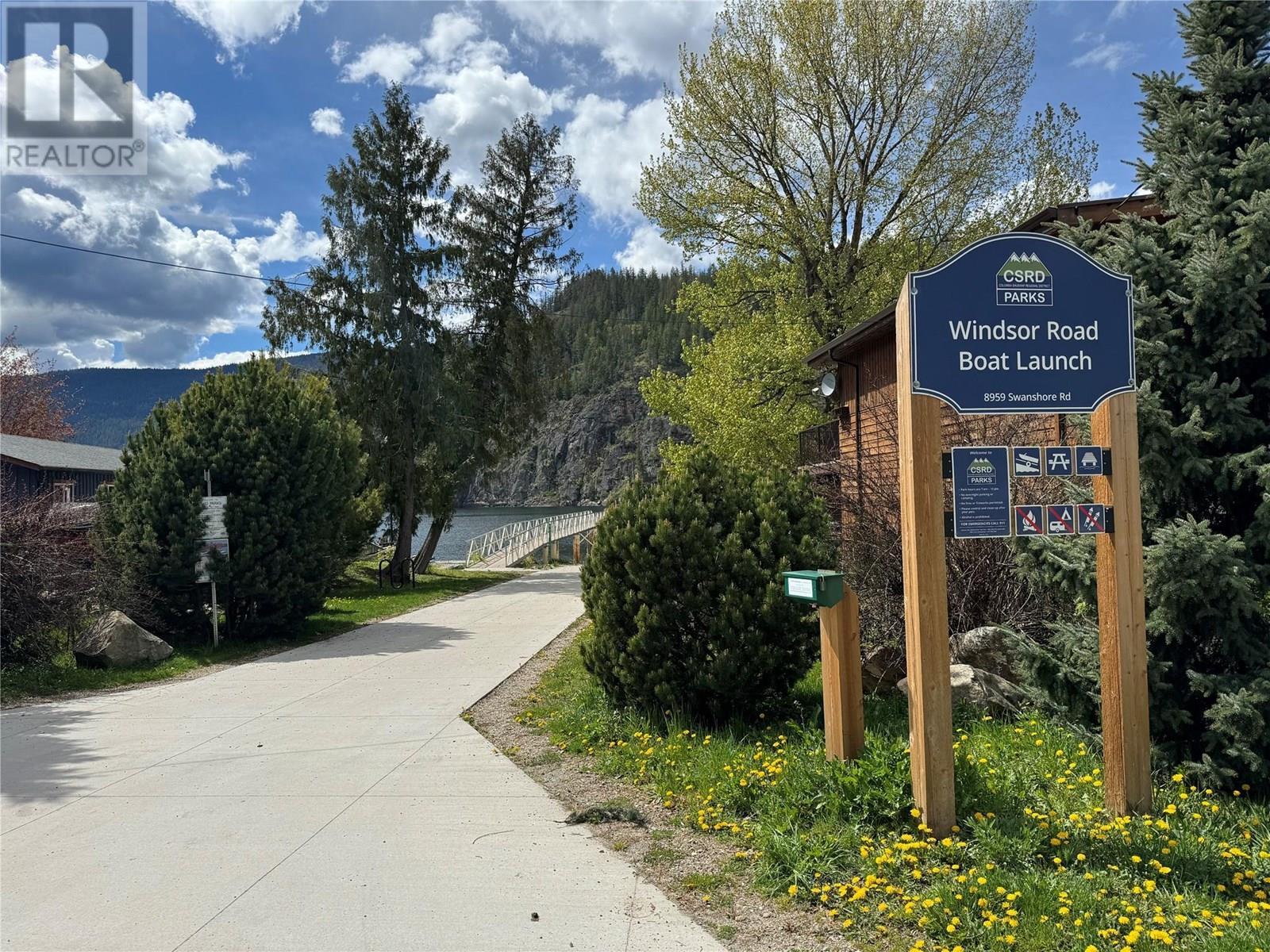 Provincial Park boat launch minutes away from property - 9178 Clancy Frontage Road, Mara, BC - Outdoor With View