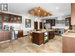 Beverage center in corner/back of kitchen -