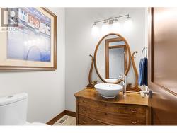 Powder bathroom by kitchen -