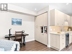 1 bedroom legal suite desk with extra custom storage -