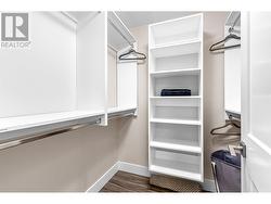 1 bedroom legal suite bedroom walk in closet. -