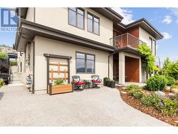 Legal suite front parking with seating area. -