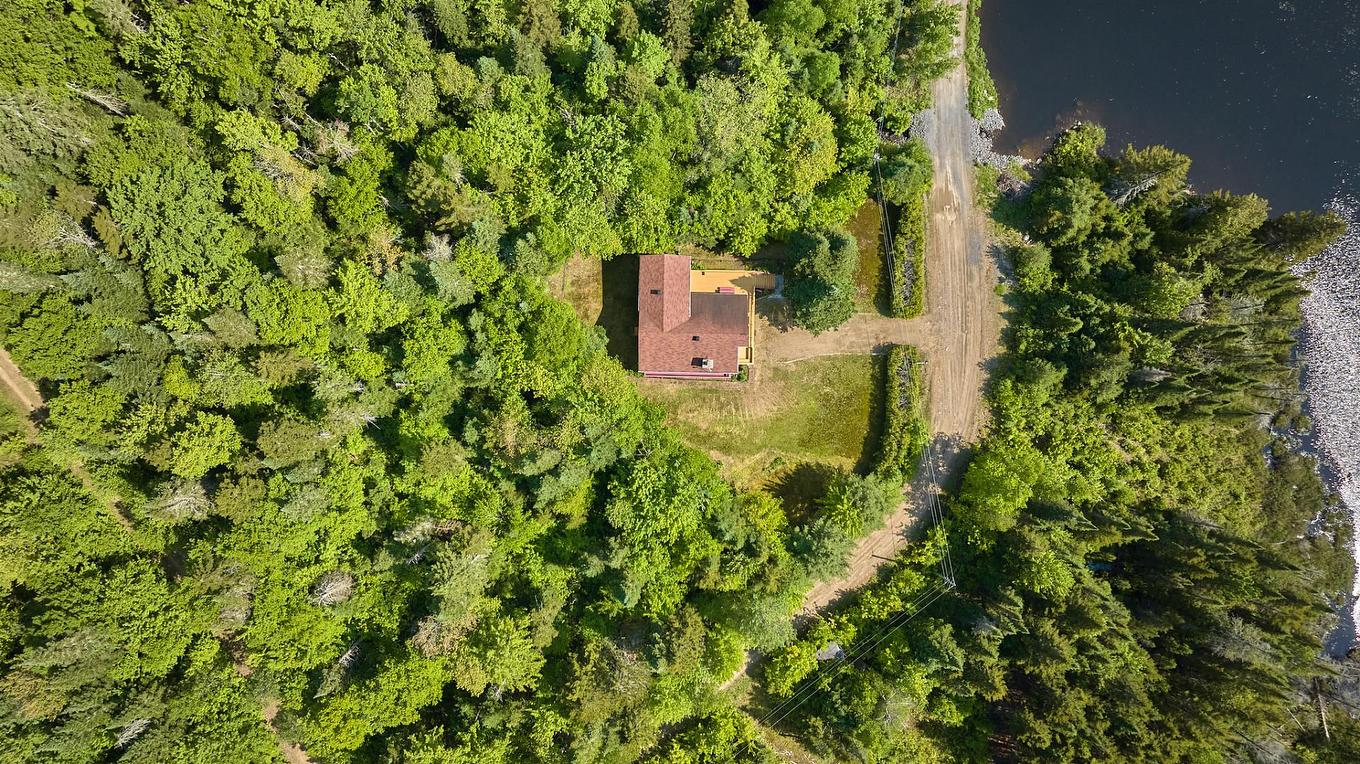 Photo aérienne - 81 Ch. Tong-Il-Ro, Saint-Donat, QC - Outdoor With View
